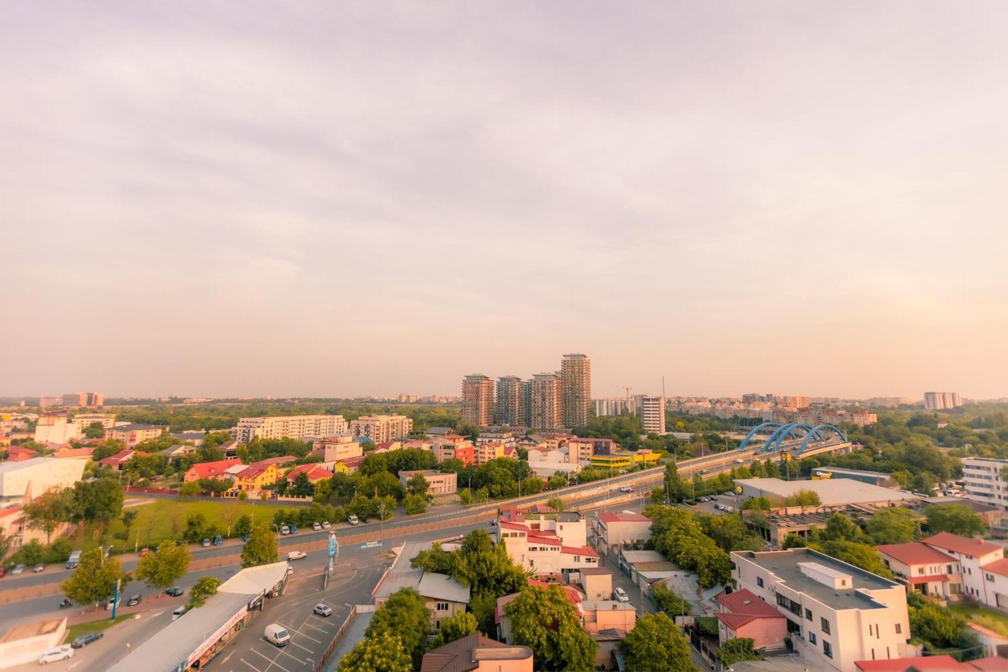 Sunset Apartment - Central Apt With Rooftop Garden Bukareszt Zewnętrze zdjęcie